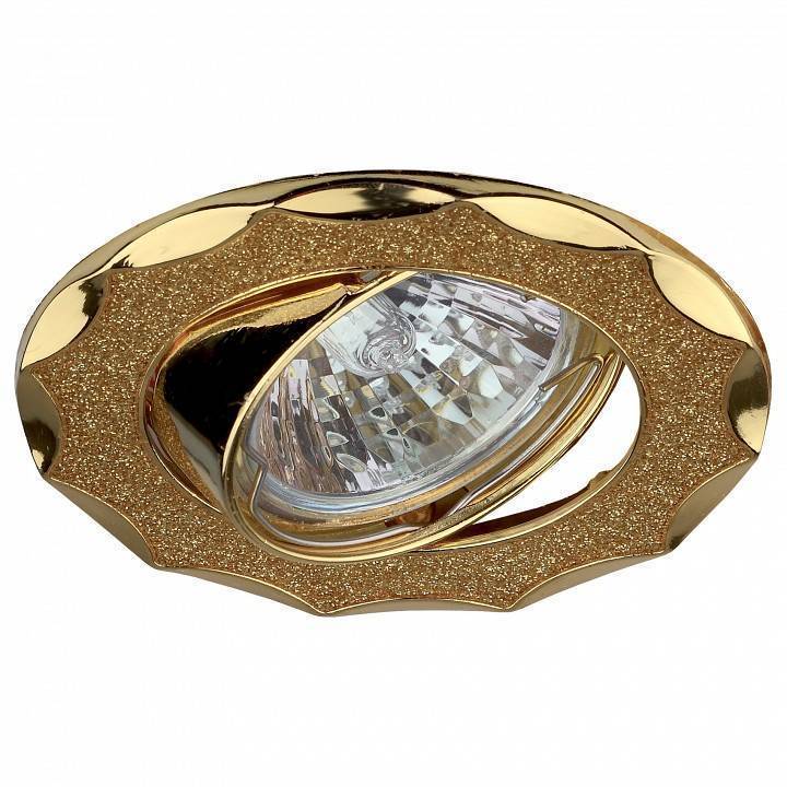 Встраиваемый светильник ЭРА DK17 612А GD +SH YL