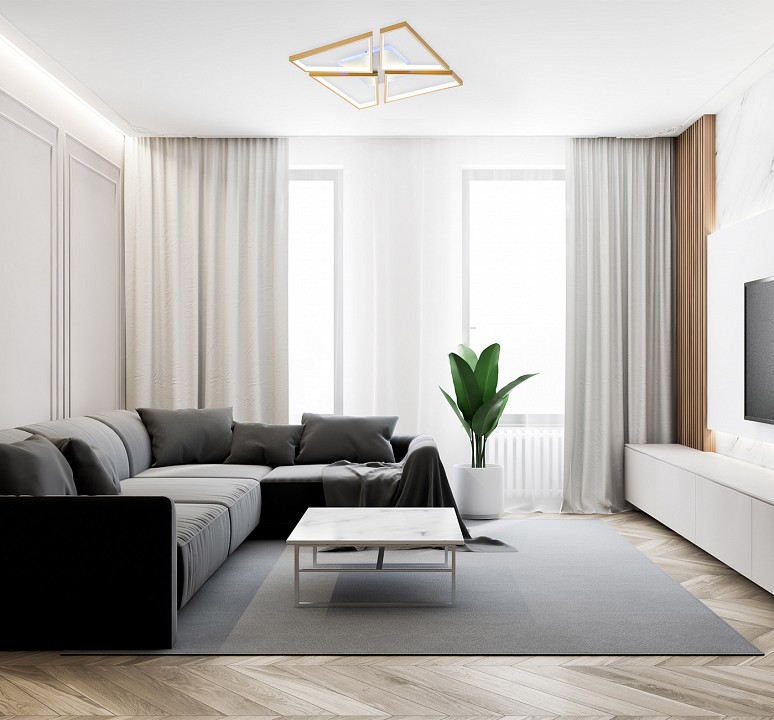 Потолочная люстра Escada 10245 10245/4LED BL