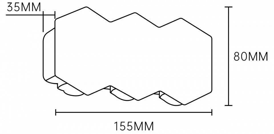 Накладной светильник Escada 30004W/02LED
