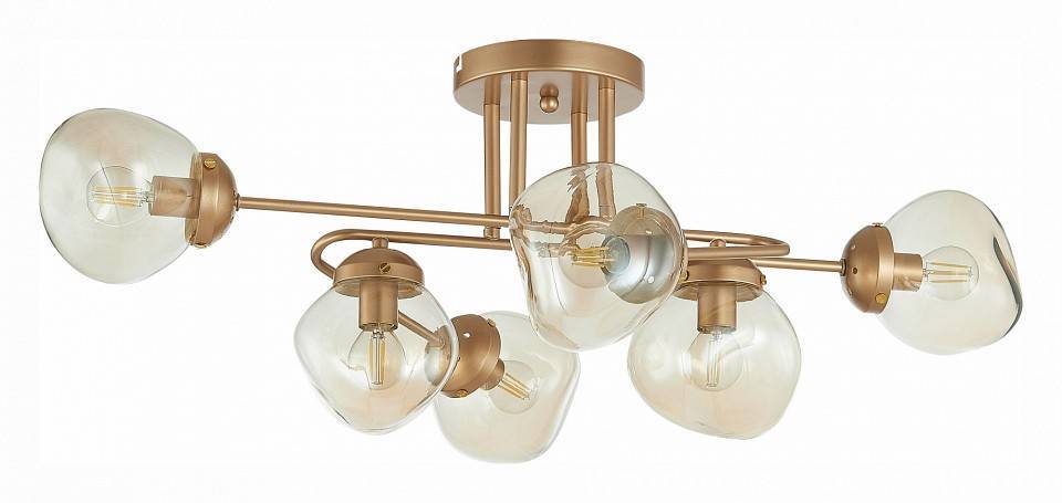 Люстра на штанге EVOLUCE More 6 ламп E14 SLE155702-06