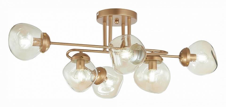 Люстра на штанге EVOLUCE More 6 ламп E14 SLE155702-06