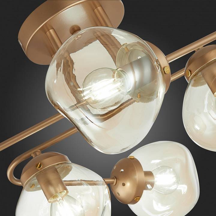 Люстра на штанге EVOLUCE More 6 ламп E14 SLE155702-06