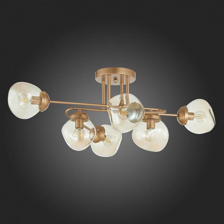 Люстра на штанге EVOLUCE More 6 ламп E14 SLE155702-06