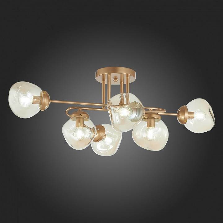 Люстра на штанге EVOLUCE More 6 ламп E14 SLE155702-06