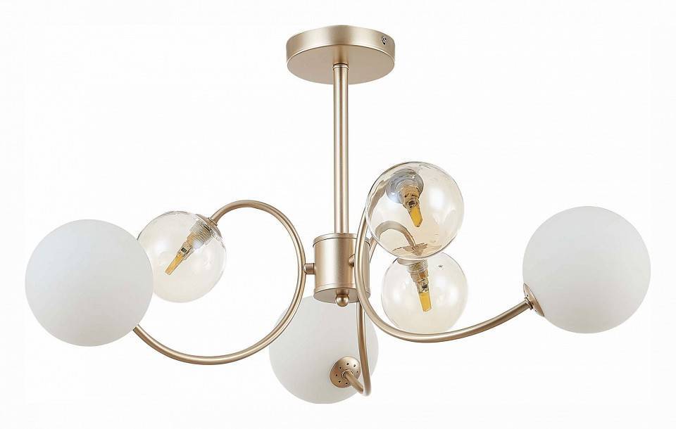 Люстра на штанге EVOLUCE Formae 6 ламп SLE220922-06