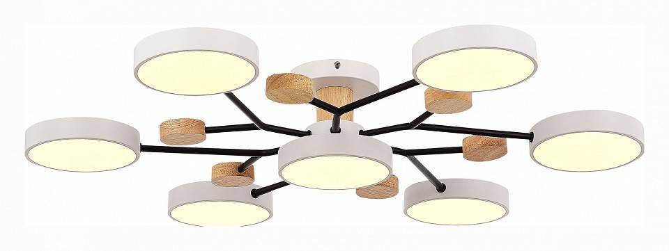 Потолочная люстра EVOLUCE Faema 7 ламп SLE6006-502-07