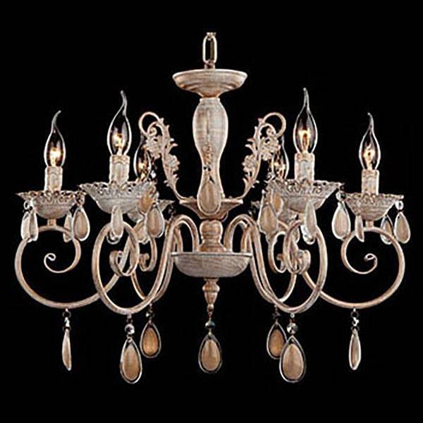 Подвесная люстра Eurosvet Galatea 10009/6 золото с белым 10009/6