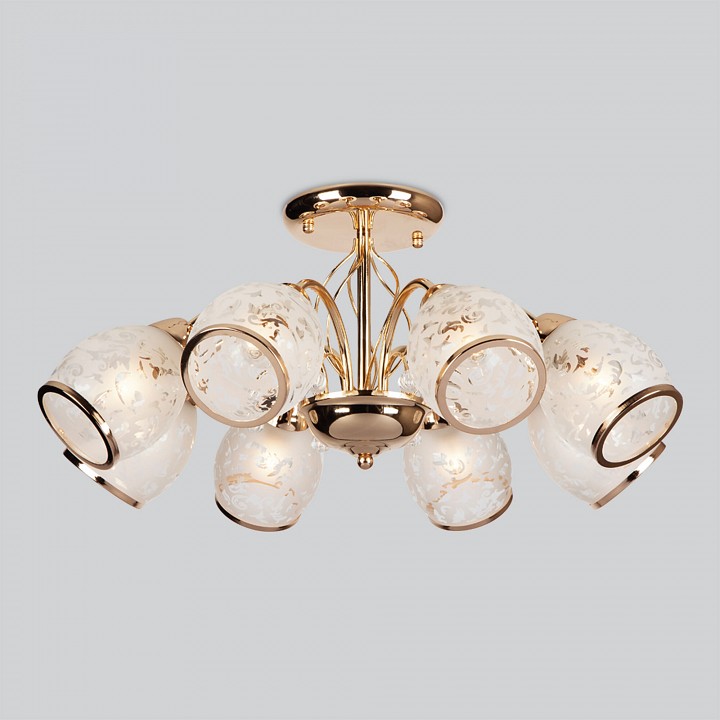 Люстра на штанге Eurosvet Gabriella золото 30026/8