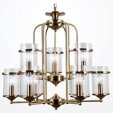 Подвесная люстра Eurosvet Consul 60040/9 античная бронза 60040/9