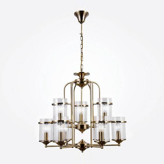 Подвесная люстра Eurosvet Consul 60040/9 античная бронза 60040/9