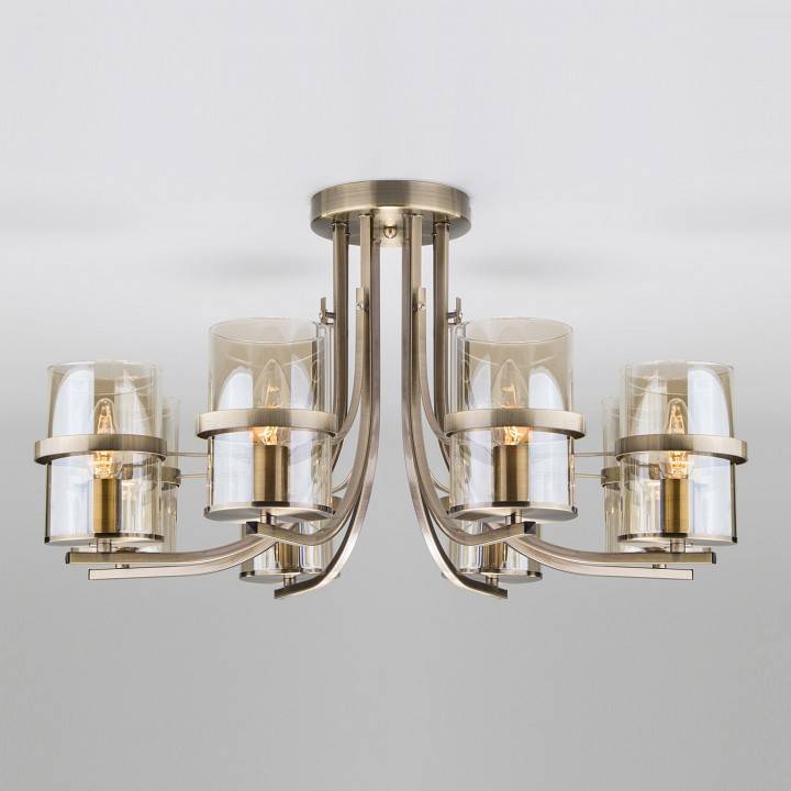 Потолочная люстра Eurosvet Coppa 60085/8 античная бронза