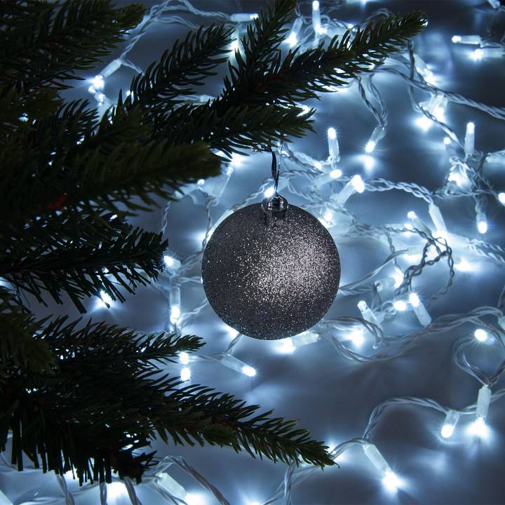 Гирлянда Нить Eurosvet 20м 200LED белая с эффектом мерцания IP65 400-102