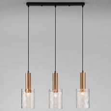 Подвесной светильник Eurosvet Asti 50177/3 черный/бронза 50177/3 черный/бронза