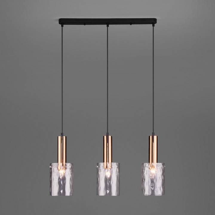 Подвесной светильник Eurosvet Asti 50177/3 черный/бронза 50177/3 черный/бронза