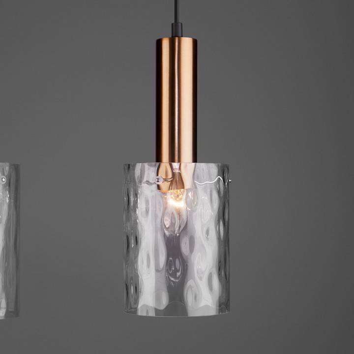 Подвесной светильник Eurosvet Asti 50177/3 черный/бронза 50177/3 черный/бронза