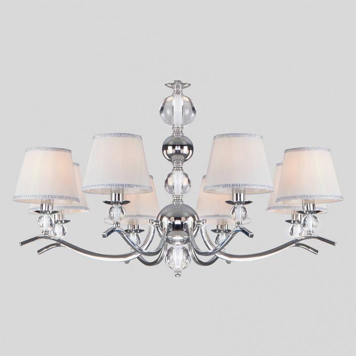 Подвесная люстра Eurosvet Sortino 60097/8 хром 60097/8