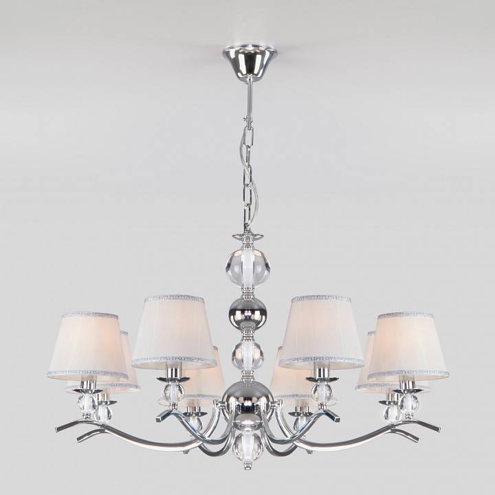 Подвесная люстра Eurosvet Sortino 60097/8 хром 60097/8
