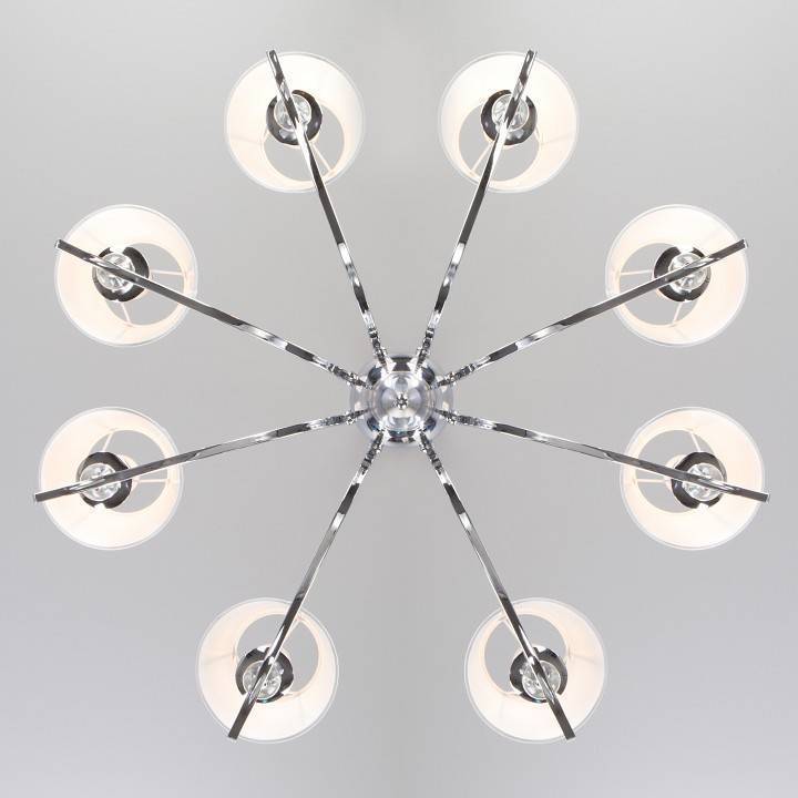 Подвесная люстра Eurosvet Sortino 60097/8 хром 60097/8