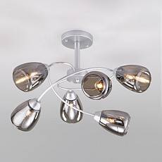 Потолочная люстра Eurosvet Noemi 30168/6 матовое серебро 30168/6