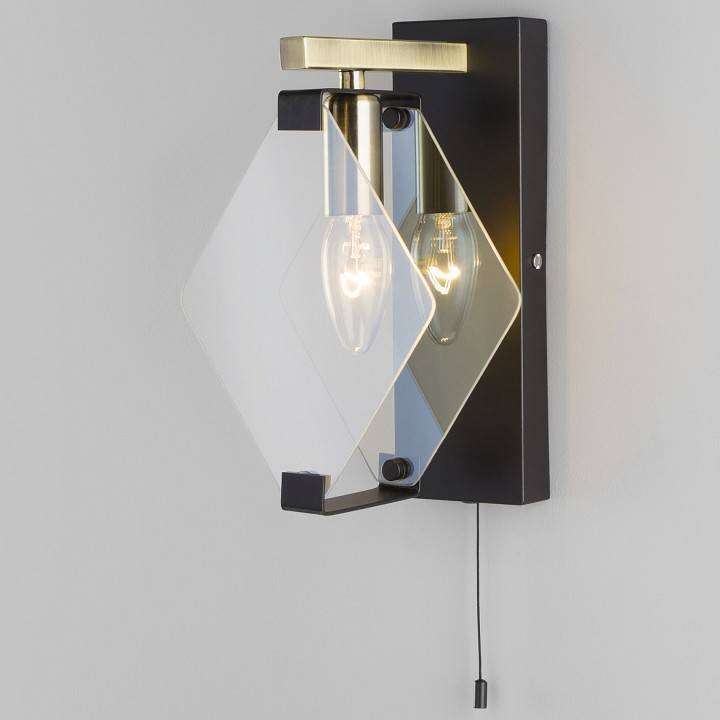 Бра Eurosvet Aragon 60116/1 черный 60116/1