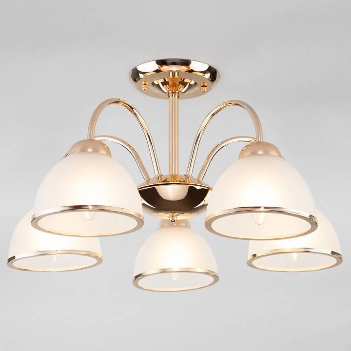 Люстра на штанге Eurosvet Shanon 30174/5 золото 30174/5