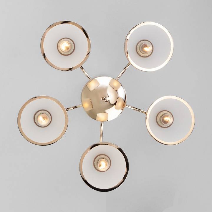 Люстра на штанге Eurosvet Shanon 30174/5 золото 30174/5