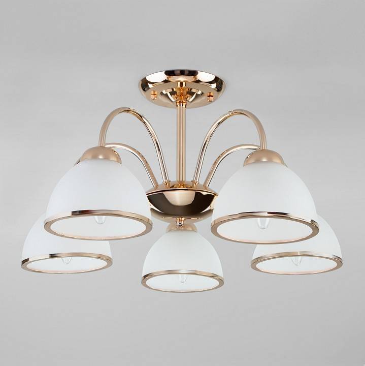 Люстра на штанге Eurosvet Shanon 30174/5 золото 30174/5