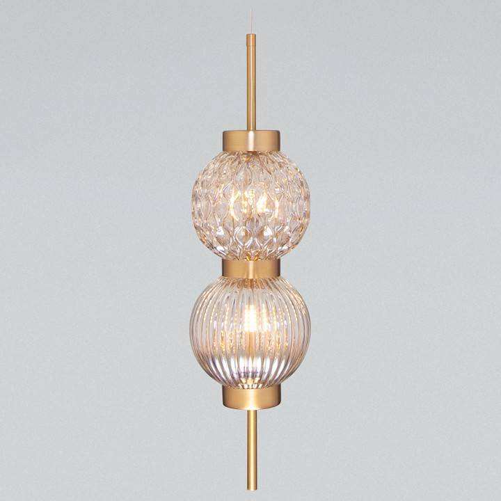 Подвесной светильник Eurosvet Plaza 50186/2 латунь