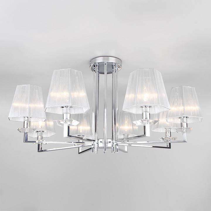 Люстра на штанге Eurosvet Alegria 60125/8 хром Smart 60125/8