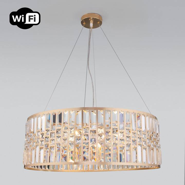 Подвесной светильник Eurosvet Lory 10125/8 золото Strotskis Smart 10125/8