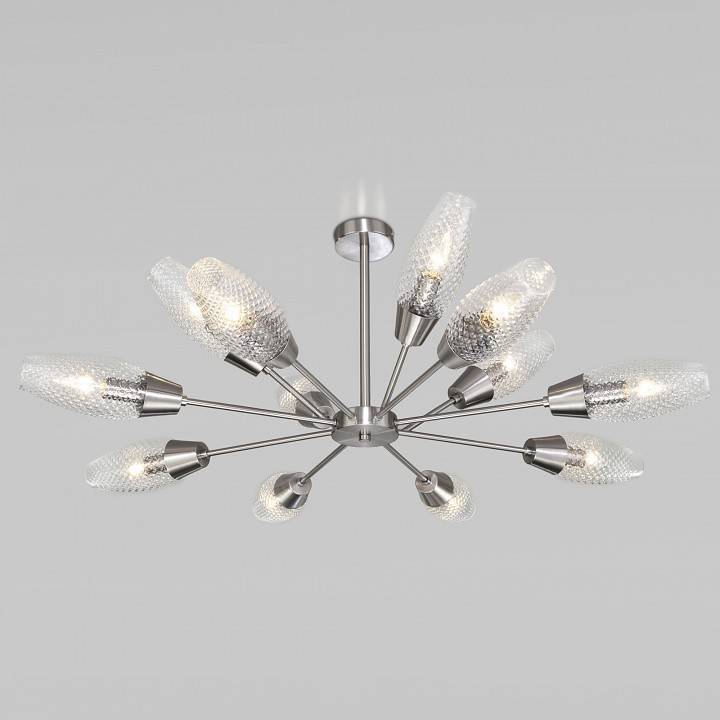 Люстра на штанге Eurosvet Thalia 60140/12 сатин-никель 60140/12