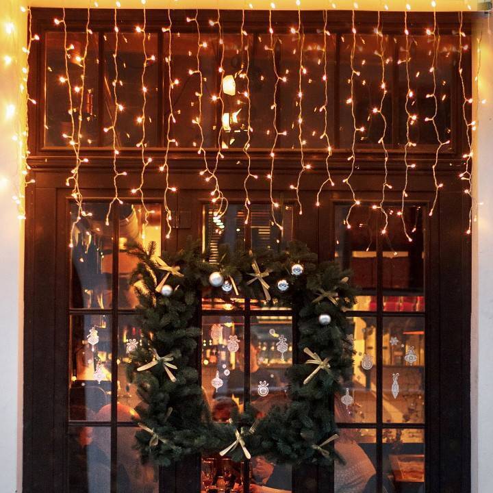 Световой занавес Eurosvet 200-101 2х1.5 м теплый белый с эффектом мерцания 200-101