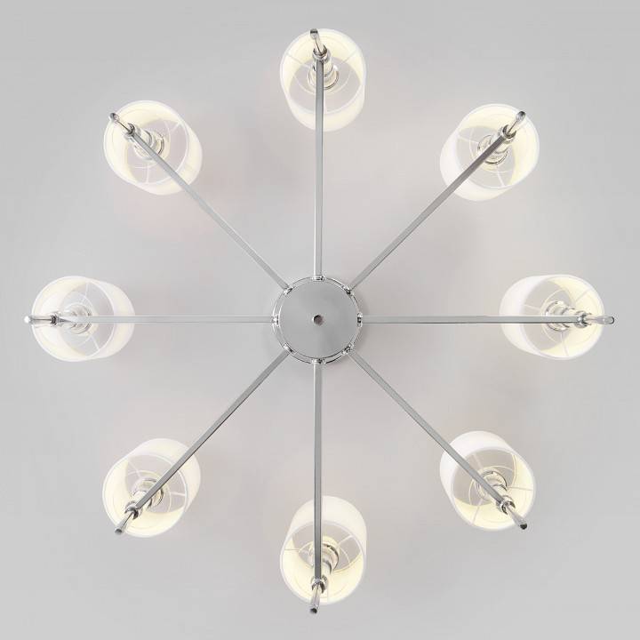 Люстра на штанге Eurosvet Brielle 60132/8 хром 60132/8
