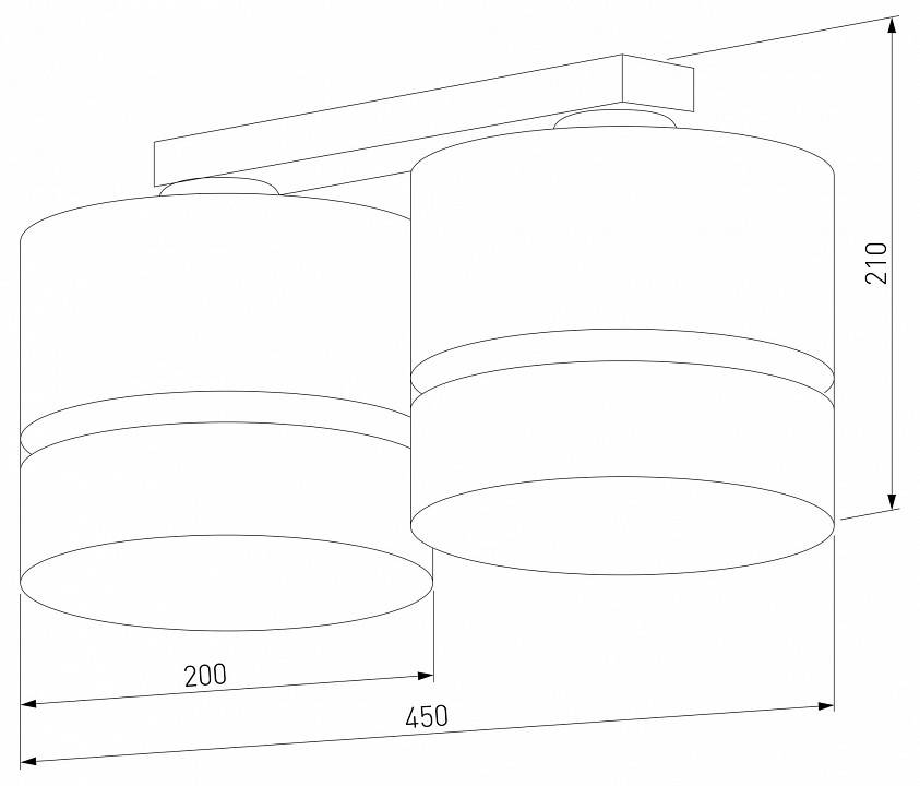 Накладной светильник TK Lighting Paglia 6692