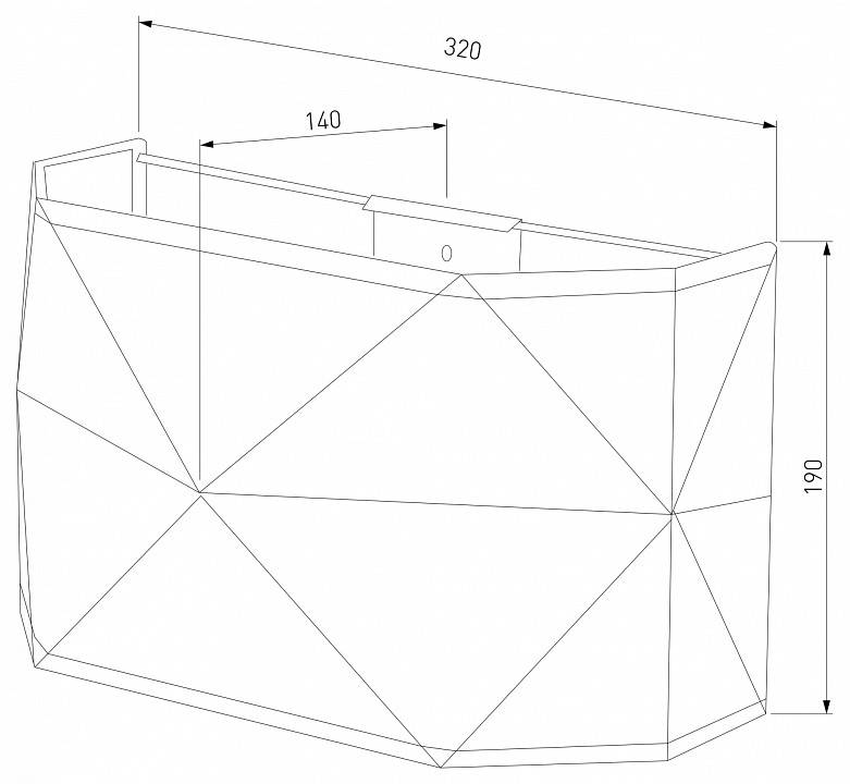 Накладной светильник TK Lighting Kantoor Graphite 3317