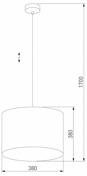 Подвесной светильник TK Lighting Tercino Blue 6172