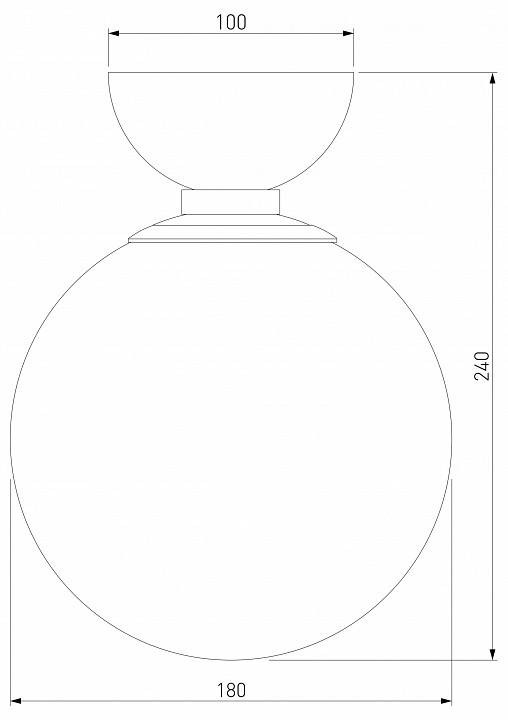 Накладной светильник Eurosvet Bubble a062585