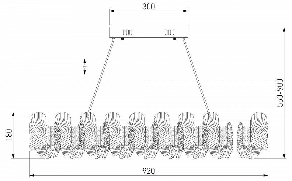 Подвесной светильник Bogate's Farfalla 90376/1