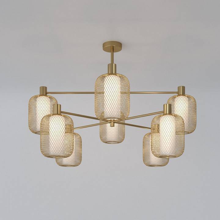 Люстра на штанге Eurosvet Voile 30192/8 золото