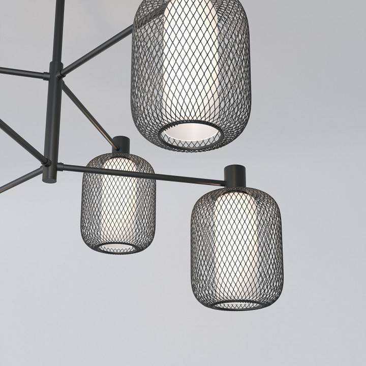 Люстра на штанге Eurosvet Voile 30191/6 черный