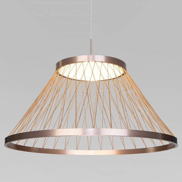 Подвесной светильник Eurosvet Cesta 40017/1 LED коричневый