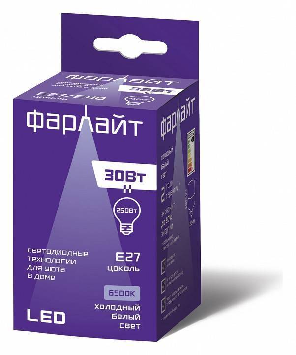 Лампа светодиодная Farlight T100 E27 30 Вт 6500 К FAR000165