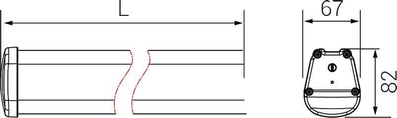Накладной светильник Fiberli Roda 11120202