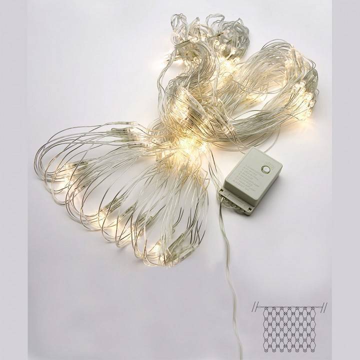 Гирлянда световая сеть Feron CL70 1.5x1.5 м IP20 теплый белый 32355