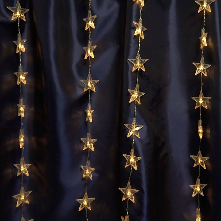 Занавес световой Feron CL25 2x6 м 640 LED белый свет черный провод 48607