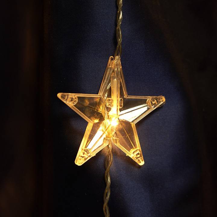 Занавес световой Feron CL25 2x6 м 640 LED белый свет черный провод 48607