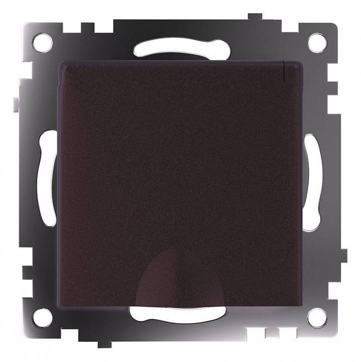 Розетка с заземлением и с шторками, без рамки с крышкой Stekker Катрин 49029