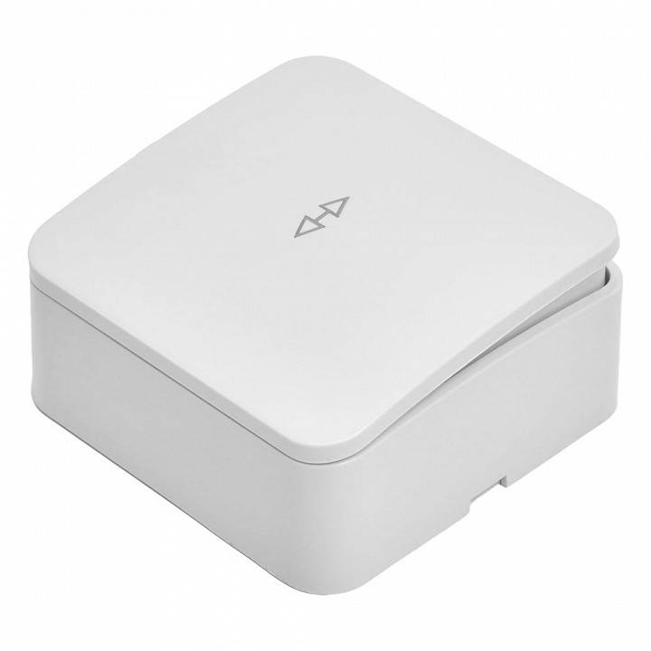 Выключатель одноклавишный Stekker София 49386