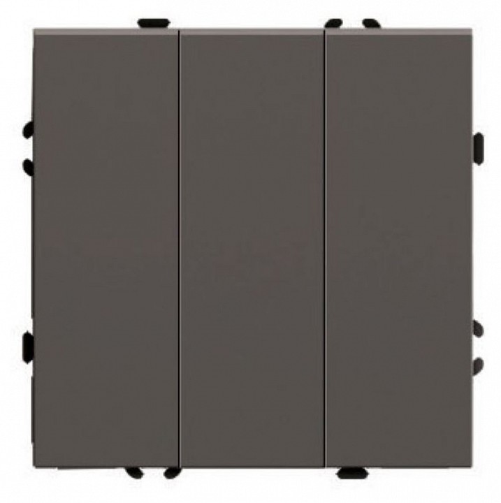 Выключатель трехклавишный без рамки Stekker Эмили 49922