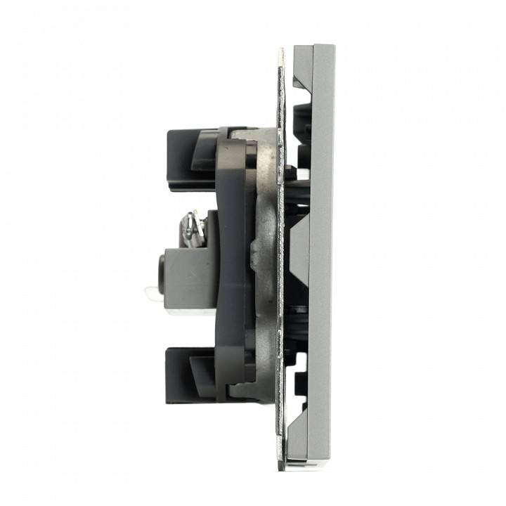 ТВ-розетка и розетка Ethernet RJ-45 без рамки Stekker Эмили 49950